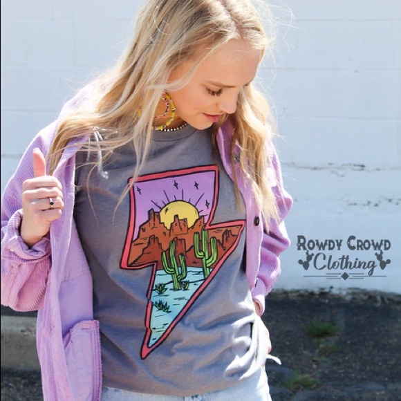 Bisbee Bolt Graphic Tee - Picture 3 of 5